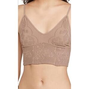 FreePeople Bra Women's XS/Small NWT Candy Seamless Textured Floral Pattern
